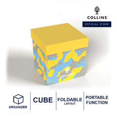 10-Cube Office Organiser Camo U Yellow