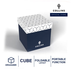 10-Cube Office Organiser Geo U Navy Blue