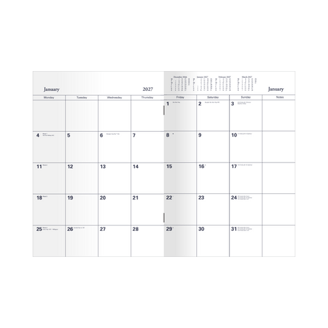 2027 Collins Colplan A4 Monthly Planner | 12-Month Office Organiser