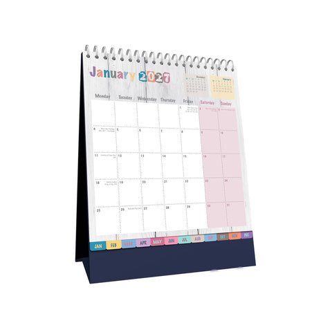 2027 Collins Desktop Calendar | 12-Month Desk Planner & International Holidays
