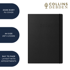 Legacy - A4  Day-To-Page Diary - 2026 Calendar Year Planner