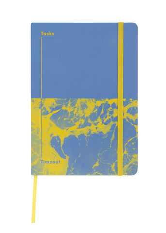 Chaos & Control A5 Ruled Notebooks - Tasks & Timeout Light Blue