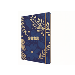 Abstract Botanticals - A5 Week-To-View Diary - 2025 Calendar Year Planner