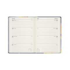 2026 - 2027 Mid Year Planner - 13 Month A5 Week-to-View -  Collins Debden Aura & Ombre - Purple