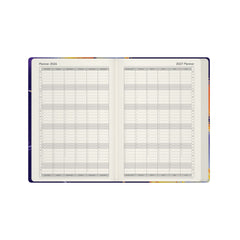 2026 - 2027 Mid Year Planner - 13 Month A5 Week-to-View -  Collins Debden Aura & Ombre - Purple