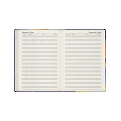 2026 - 2027 Mid Year Planner - 13 Month A5 Week-to-View -  Collins Debden Aura & Ombre - Purple
