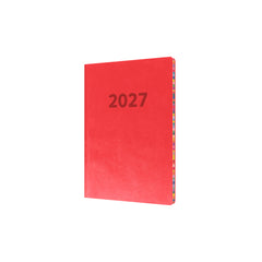 2027 Collins Edge Rainbow Weekly Diary | Leather Cover Planner