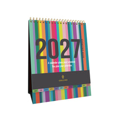 2027 Collins Desktop Calendar | 12-Month Desk Planner & International Holidays
