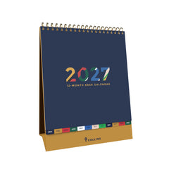 2027 Collins Desktop Calendar | 12-Month Desk Planner & International Holidays