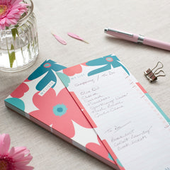 Matilda Myres Floral Magnetic Shopping List Pad | Fridge Notepad