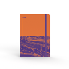 Chaos & Control -  A5 Ruled Notebooks - Focus & Feel - Orange
