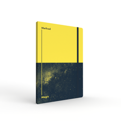 Chaos & Control - A5 Ruled Notebooks - Method & Magic - Yellow