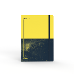 Chaos & Control - A5 Ruled Notebooks - Method & Magic - Yellow