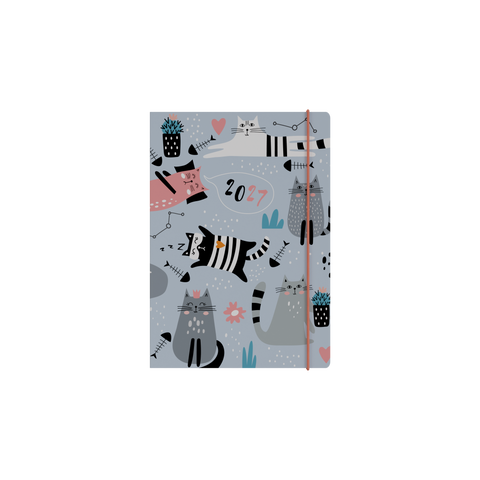 2027 Collins Maru Weekly Diary | Cute Cat & Dog Planner