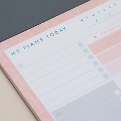 Matilda Myres A5 Daily List Pad | 100 Sheets & Magnetic Strip