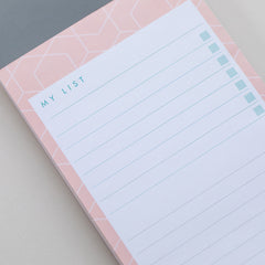 Matilda Myres Magnetic Shopping List Pad | Slim Fridge Notepad