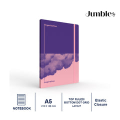 Chaos & Control A5 Ruled Notebooks - Organisation & Inspiration Purple