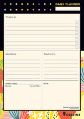 Kalos  -  Daily Planner Pad A5 Daily - Yellow (KL15U1.45)