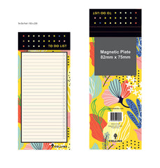 Kalos  -  Magnetic To Do List Pad Slim List - Yellow (KL1STD.45)